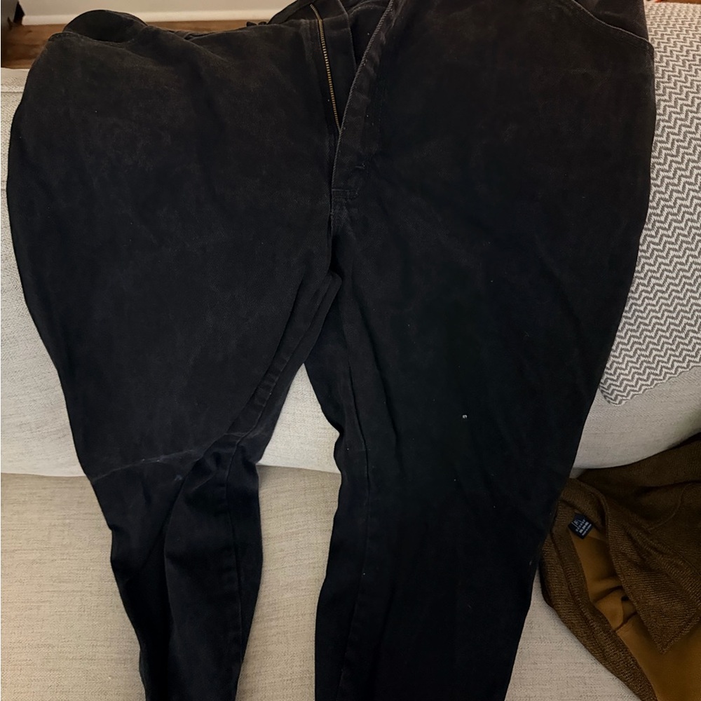 Rustler Men's Relaxed Black Jeans
